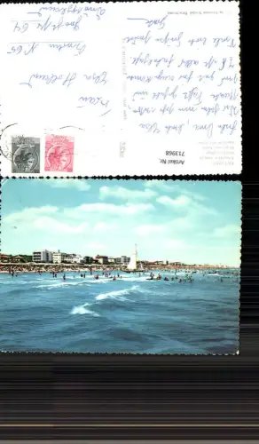 713968 Riccione Alberghi e spiagga Hotels u. Strand Italy