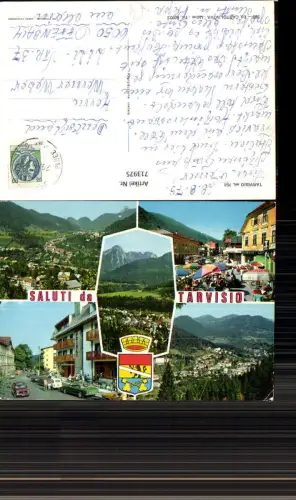 713975 Mehrbild AK Saluti da Tarvisio Ansicht Markt Straßenpartie Italy