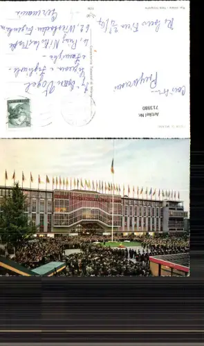 713980 Fiera di Milano Mailand Centro Internazionale degli Scambi Fahnen Italy