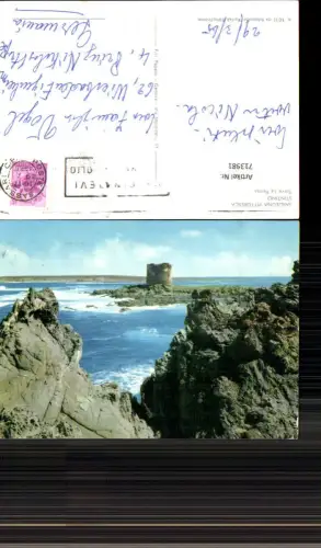 713981 Sardegna Stintino Torre La Pelosa Turm Küste Italy