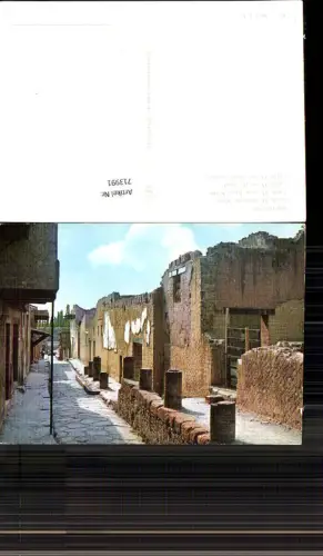 713991 Ercolano Cardo IV visto da Nord Stadt b. Vesuv Vulkan Italy