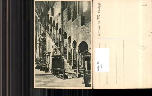 714007 Trento Scala nell Interno del Duomo Dom Stiegen Inneres Italy