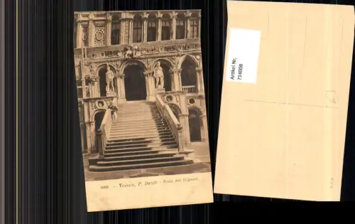 714008 Venezia Venedig P. Ducale Scala dei Giganti Dogenpalast Prachtstiege Italy