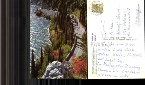 714012 Lago di Garda La Gardesana occidentale Gardasee Westliche Gardesana Strasse Italy