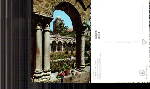 714014 Foto AK Palermo S. Giovanni degli Eremiti Kirche Heiliger Johannes d. Eremiter Italy