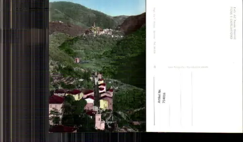 714016 Foto AK Valle del Nervia Imperia Pigna e Castelvittorio Italy