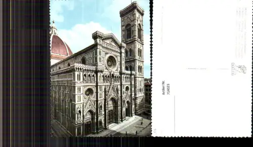 714023 Foto AK Firenze Florenz Cattedrale Facciata e Companile Kathedrale Italy