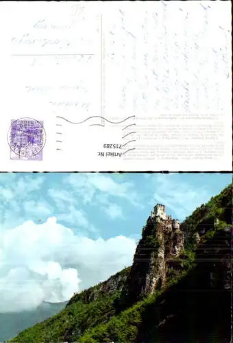 715289 Foto AK Burg Salurn Haderburg Castel Salorno Südtirol