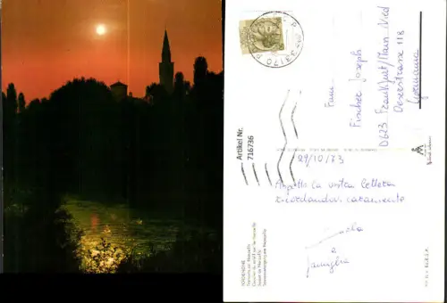 716736 Pordenone Tramonto sul Noncello Sonnenuntergang Italy