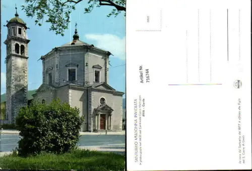 716744 Riva Garda Santuario Madonna Inviolata Kirche Italy