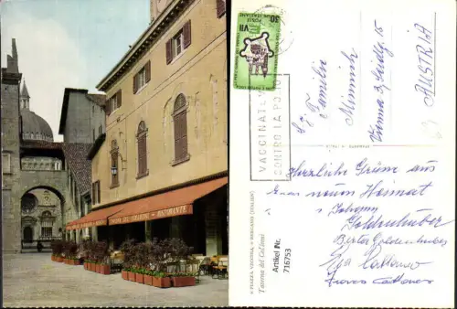 716753 Bergamo Piazza Vecchia Taverna del Colleoni Ristorante Italy