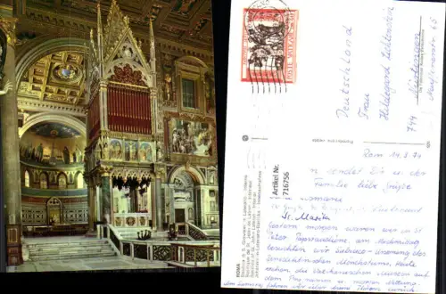716756 Roma Rom Basilica di S. Giovanni in Laterano Interno Kirche Inneres Italy