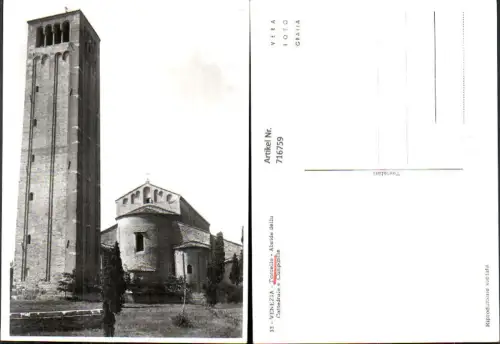 716759 Foto AK Venezia Venedig Torcello Abside della Cattedrale e Campanile Kirche Turm Italy