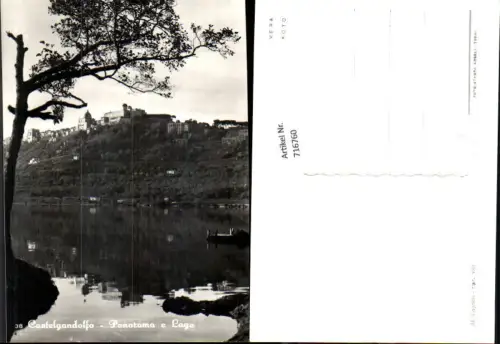 716760 Foto AK Castelgandolfo Panorama e Lago Italy