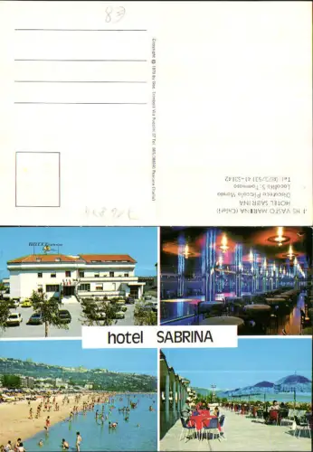 716874 Vasto Marina Chieti Hotel Sabrina Disco