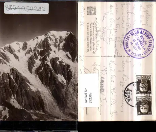 292382,Valle d'Aosta Aosta Courmayeur Monte Bianco Bergkulisse