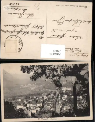 371617,Valle D Aosta Aosta St. Vincent Panorama Totale