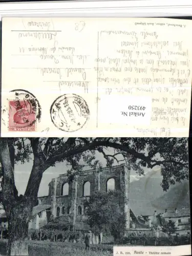 493250,Valle d'Aosta Aosta Aoste Theatre romain Ruine