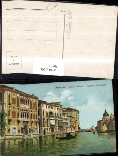 70535,Venezia Canal Grande Palazzo Franchetti