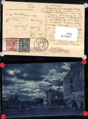 70565,Venezia Piazetta S Marco Chiesa della Salute 1924