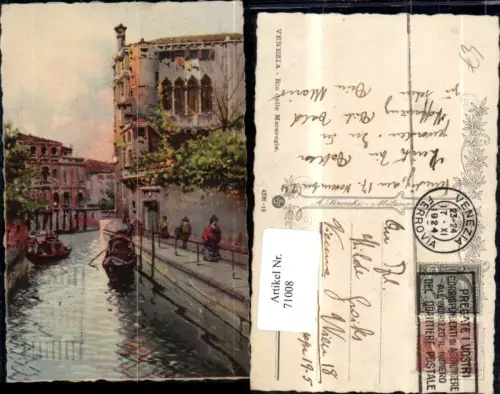 71008,Venezia Rio delle Maravegie 1924