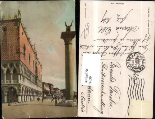 71039,Venezia Palazzo Ducale 1920
