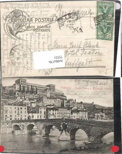 75321,Verona Ponte Pietra Castel Piotro