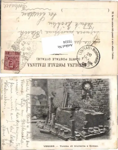 75524,Verona Tomba Giuletta Romeo 1900