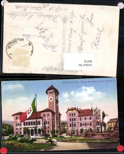 86878,Asiago Palazzo Municipale e Piazza Umberto Veneto