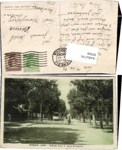 Lido di Venezia Grande Strassenbahn Sissi Elisabeth 89568