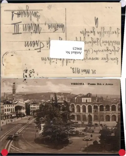 89623,Verona Piazza Bra Arena Strassenbahn
