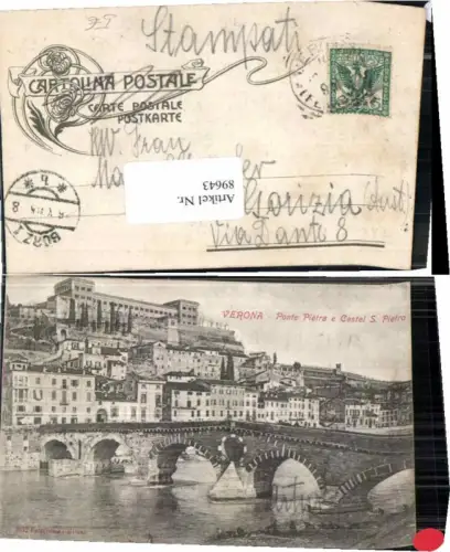 89643,Verona Ponte Pietra Castel pietro