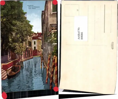 89886,Venezia Rio e Palazzo van axel Gondel