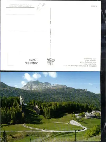 100095,Veneto Cortina d’Ampezzo Sprungbrett Sprungschanze