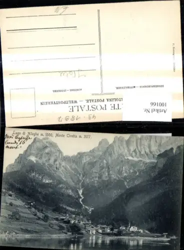 100166,Veneto Lago di Alleghe Monte Civetta