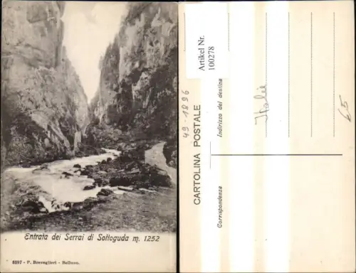 100278,Veneto Entrata die Serrei di Sottoguda
