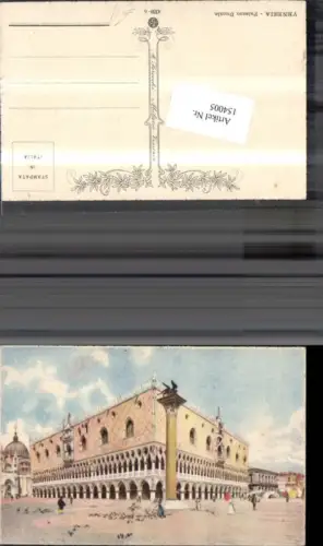 154005,Künstlerkarte A Scrocchi Milano Venezia Palazzo Ducale Veneto
