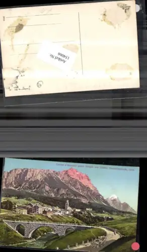 154066,Cortina d Ampezzo gegen Sorapis und Antelao Dolomitenstraße Veneto