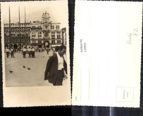 159994,Foto Ak Veneto Venezia Venedig Markusplatz Platzansicht