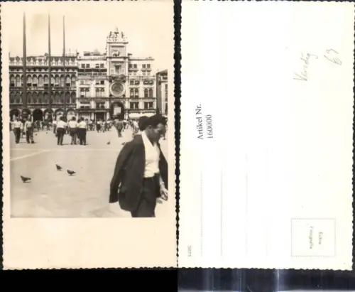 160000,Foto Ak Veneto Venezia Venedig Markusplatz Platzansicht