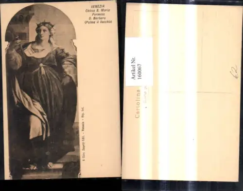 160067,Veneto Venezia Venedig Chiesa S. Maria Formosa S. Barbara Palma il Vecchio