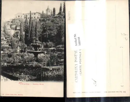 160144,Veneto Verona Giardino Giusti Springbrunnen Brunnen