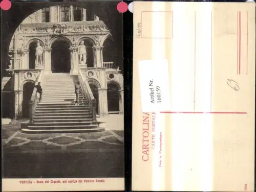 160159,Veneto Venezia Venedig Scala d Giganti nei cortile del Palazzo Ducale