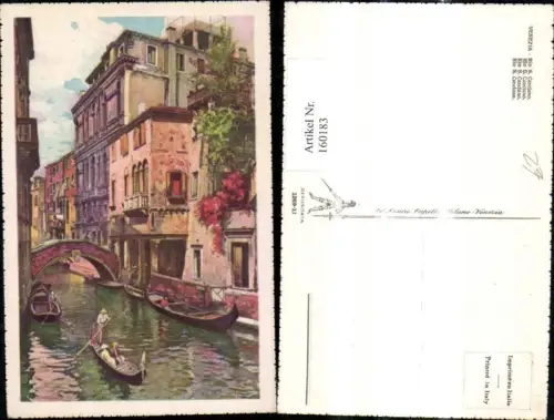 160183,Künstler Ak Veneto Venezia Venedig Rio S. Canciano