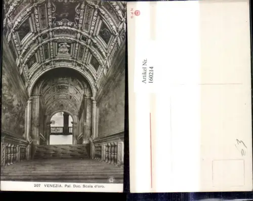 160214,Veneto Venezia Venedig Pal. Duc. Scala d oro Stiegenhaus