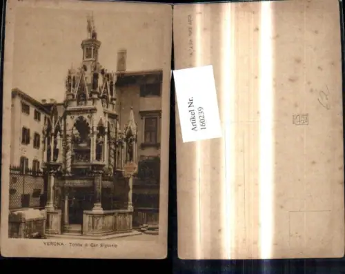 160239,Veneto Venezia Venedig Tomba di Can Signorio