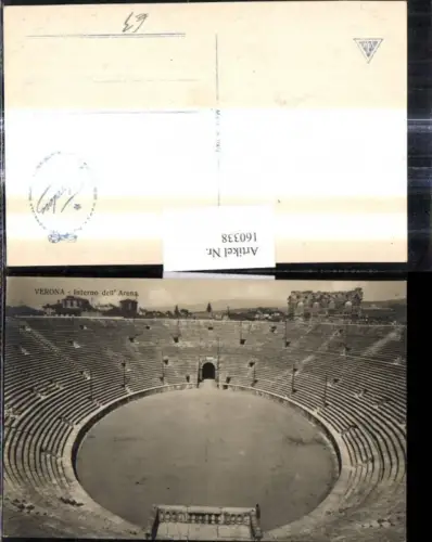 160338,Veneto Verona Interno dell Arena