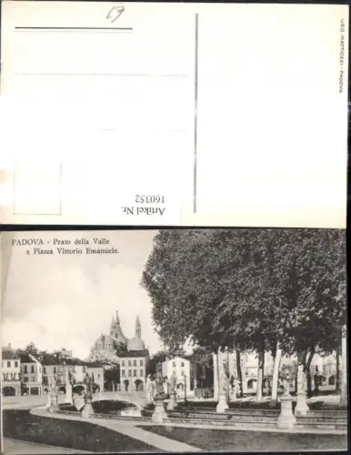 160352,Veneto Padova Prato della Valle e Piazza Vittorio Emanuele