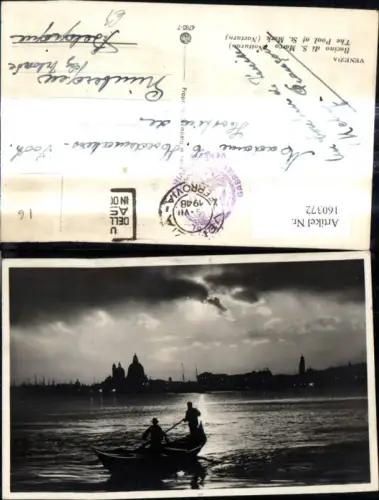 160372,Veneto Venezia Venedig Bacino di S. Marco Gondel