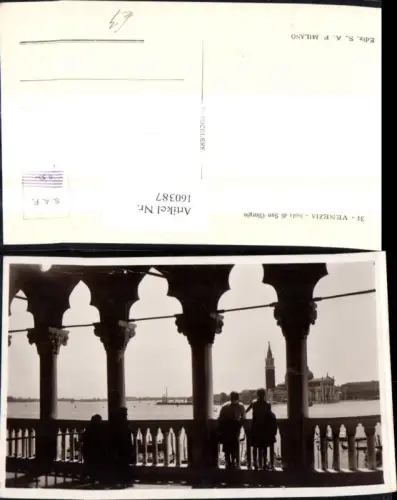 160387,Foto Ak Veneto Venezia Venedig Isola di San Giorgio